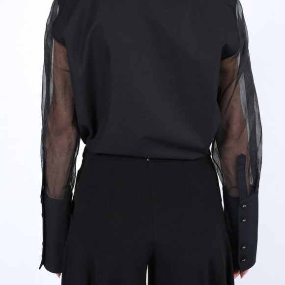 JW Anderson black sheer sleeve top - Picture 6 of 6